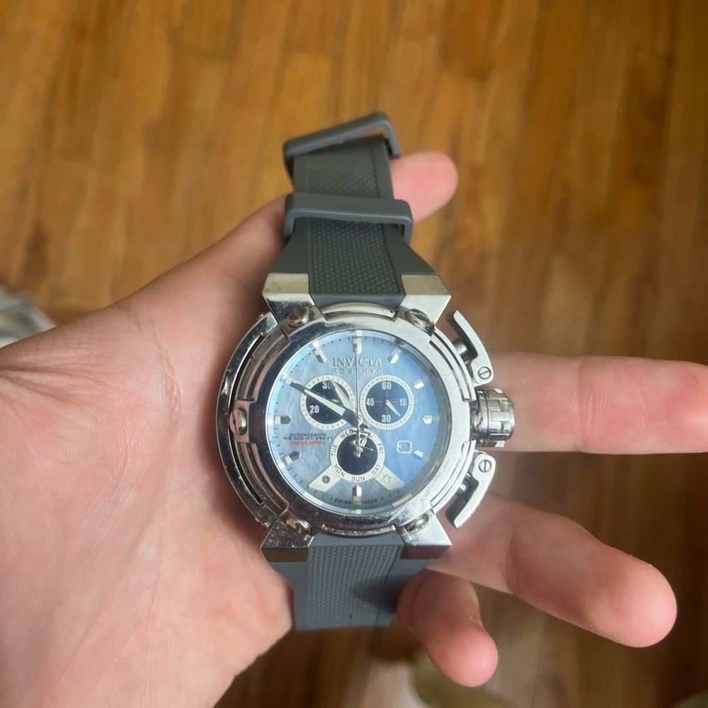 Invicta Silver and Black Smartwatch